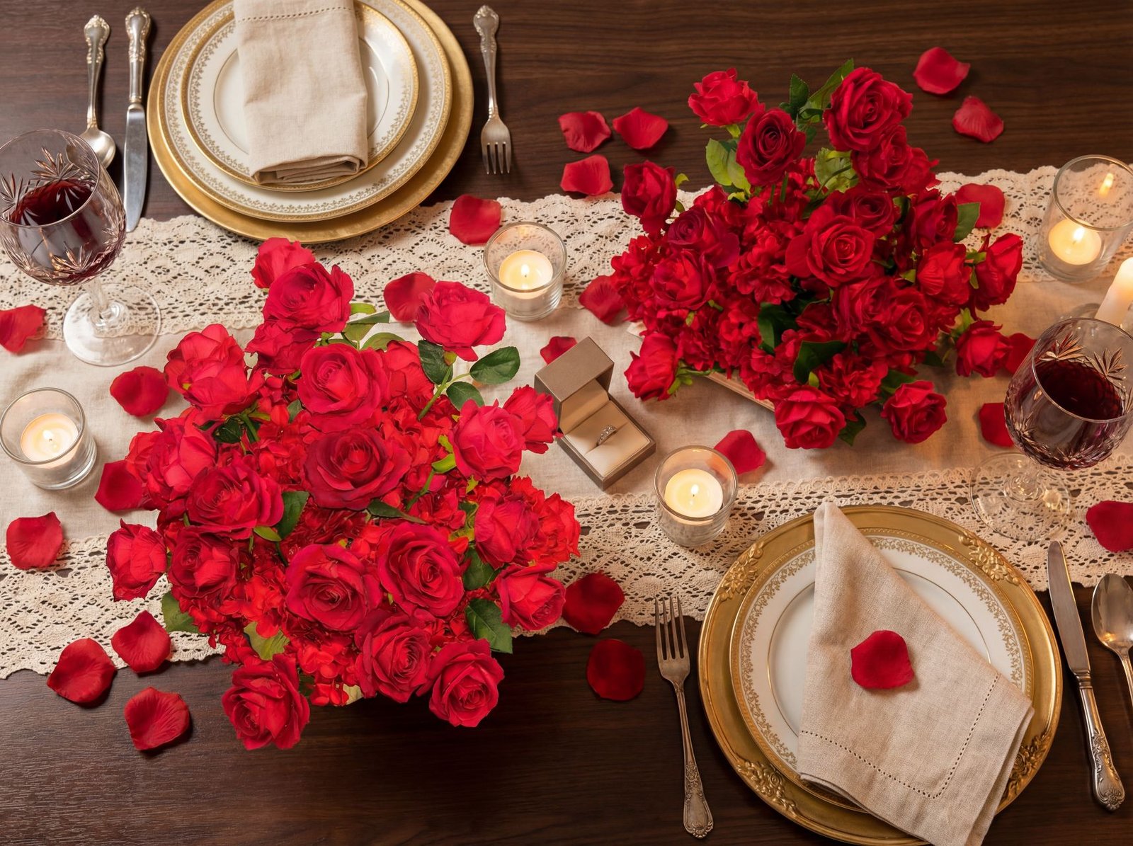 Copy of 12 Roses Pack & Floral Arrangements - Image 1